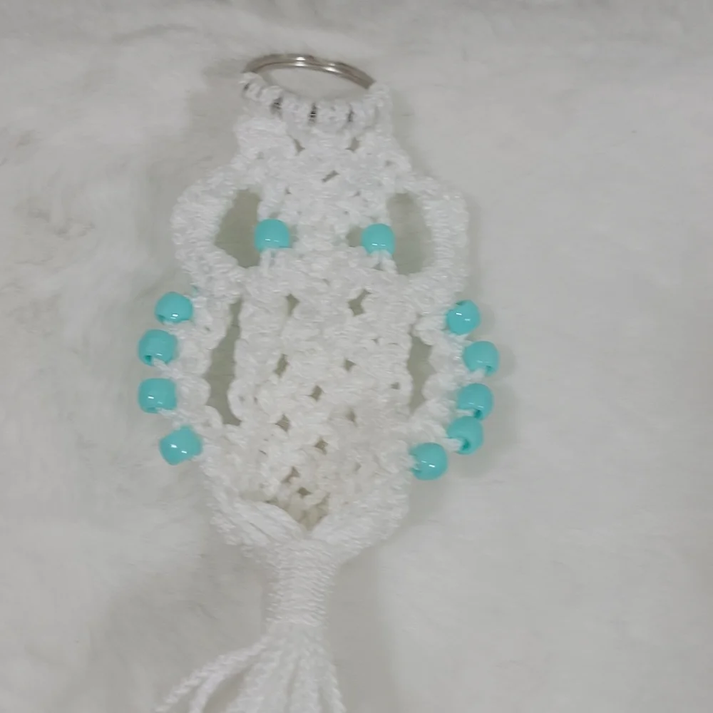 Macrame Owl KeyChain